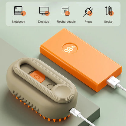 Pawziverse™ Pet Steam Brush